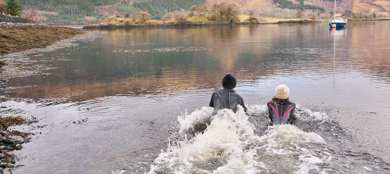 Wild Swimming in Loch Earn